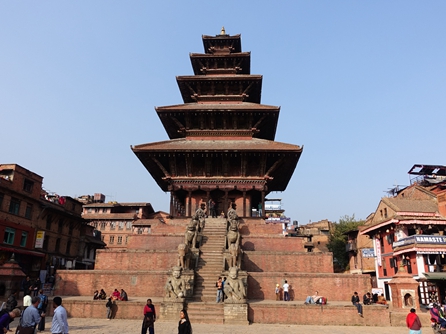 加德滿都 - 巴卡塔布 Bhaktapur．巴特岡古城．陶土廣場